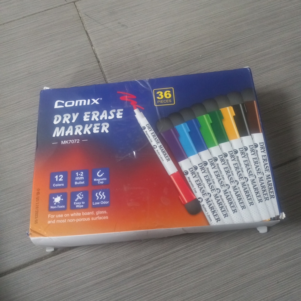 36 Expo Markers Dry Erase Markers Chisel Tip Black, Blue, Red, Purple, Green